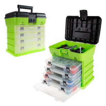 Storage and Tool Box Organizer with 4 Drawers by Wakeman Grey