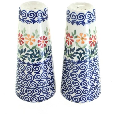 Brentwood Electric Blue Led Salt And Pepper Adjustable Ceramic