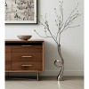 HomeRoots 39" Silver Trumpet Aluminum Floor Vase - 2 of 4