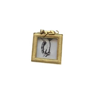 Slickblue Gold Leopard Photo Frame, Resin, Small, Medium or Large for Tabletop Display - 1 of 3