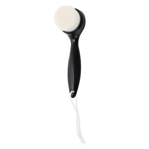 Unique Bargains Soft ABS PBT Wool Facial Cleansing Brush with Long Handle 1 Pc - 1 of 4