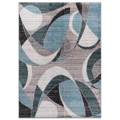 World Rug Gallery Modern Geometric Circular Harmony Area Rug : Target