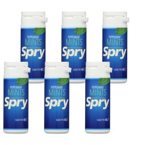 Spry Peppermint Sugar-Free Mints - Case of 6/45 ct - 1 of 4