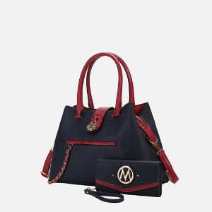 MKF Collection Edith Vegan Leather Women’s Tote Bag with Wallet by Mia K - 1 of 4