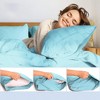 LuxClub 2 PC Performance Microfiber Solid Pillowcase Set - 2 of 3