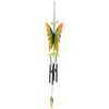 Northlight 15.75" Orange and Green Metal Butterfly Outdoor Garden Windchime - 4 of 4