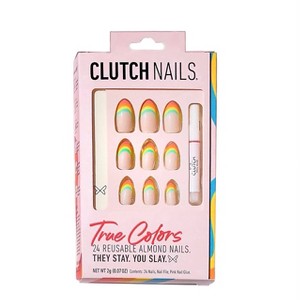 Clutch Nails Fake Nails - True Colors - 24pc - 1 of 3