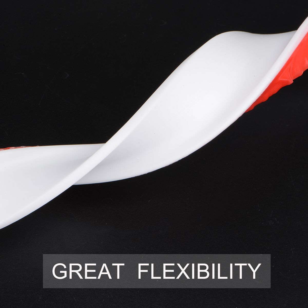 Unique Bargains Collapsible Adhesive Silicone Dry and Wet Separation Stopper Shower Barrier Strip - thumbnail 4