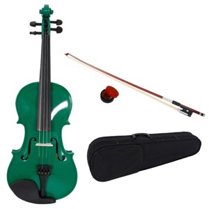 SEVOBAL Orchestral String Instruments 4/4 Acoustic Violin Set with Case Bow Rosin for Violin Students, Pink, 31.5"*9.84"*4.92" - 1 of 4