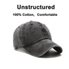 Nertpow Baseball Cap Golf Dad Hat Adjustable Original Classic Low Profile Cotton Hat Unconstructed Plain Cap Men Women - 3 of 4