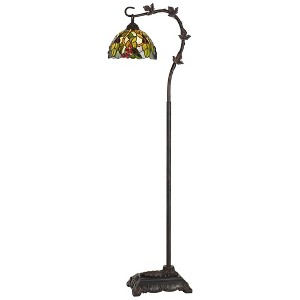 Cal Lighting 60W Cotulla Downbrdige Tiffany Metal Floor Lamp - Tiffnay - 1 of 3