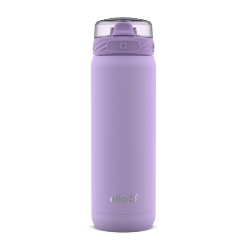 Ello 14oz Stainless Steel Emma Kids' Water Bottle Purple