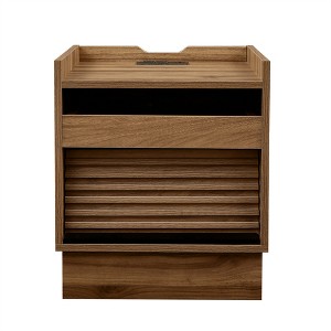 Cesicia Mid Century Modern Nightstand with 2 Drawers, Bedside Tables for Bedroom or Living Room - 1 of 4