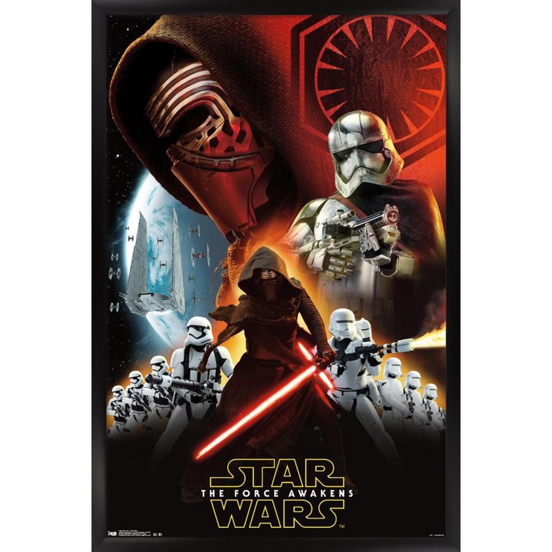 Trends International Star Wars: The Force Awakens - Dark Side Framed Wall Poster Prints, 1 of 7