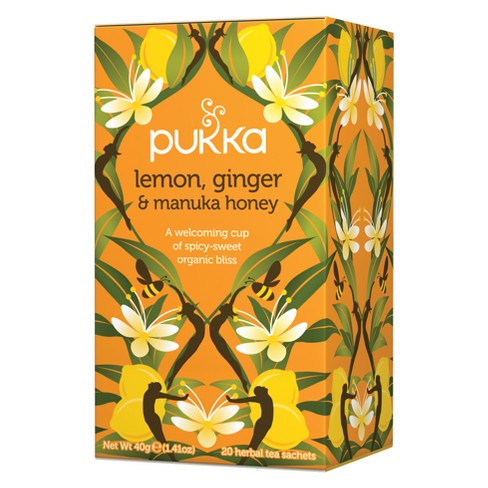 Pukka Lemon, Ginger & Manuka Honey Tea Bags - 20ct