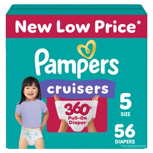 Pampers Cruisers 360 Diapers - (Select Size and Count) - 1 of 4