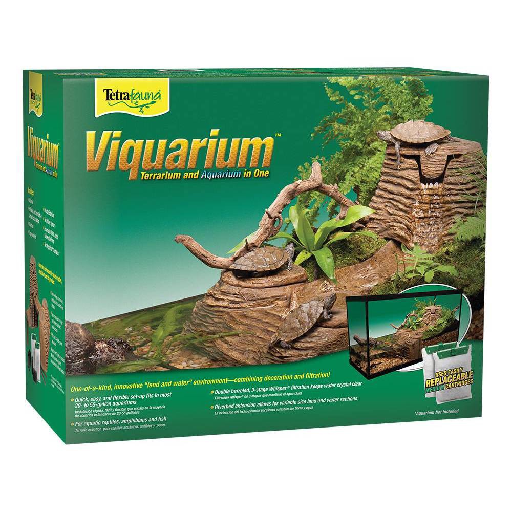 Photos - Aquarium Tetra Viquarium All-in-One Terrarium And  for Aquatic Reptiles and 