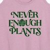Women's - Instant Message - Never Enough Plants Graphic Racerback Tank - 2 of 4