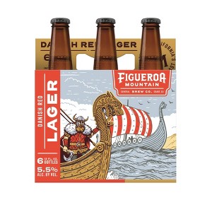 Figueroa Mountain Danish Red Vienna Lager Beer - 6pk/12 fl oz Bottles - 1 of 4