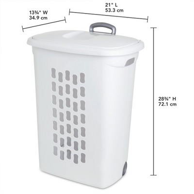 Sterilite Ultra Wheeled Laundry Hamper - Thumbnail 3