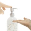 Unique Bargains Durable Cylinder Marble Soap Dispenser 1 Pc - 3 of 4