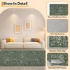 Washable Area Rugs, Non-Slip Large Indoor Carpet, Stain Resistant Oriental Distressed Carpet, Traditional Floral Area Rug for Living Room Bed Room - 4 of 4