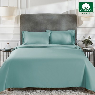 Teal Full Cotton Sateen Deep Pocket Sheet Set