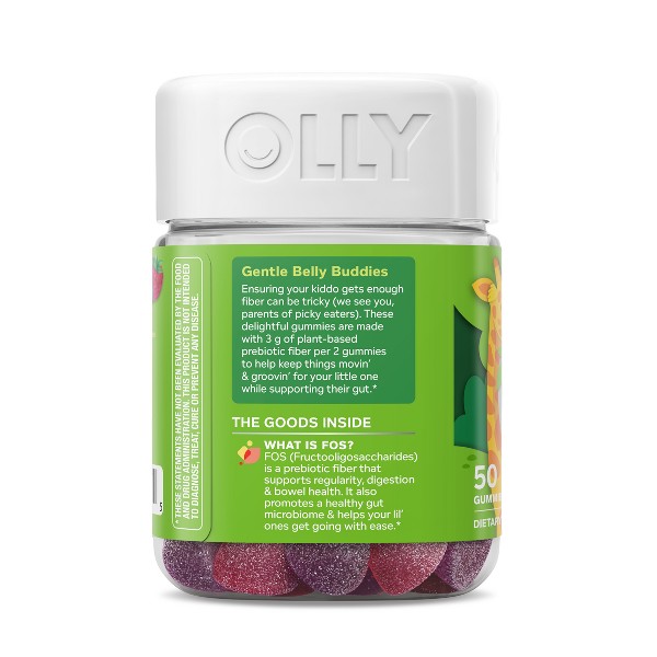 OLLY Fibra Amigable para Niños Multivitamínico Gomitas - 50 Unidades: Vitaminas, 50 Gomitas 8