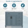 36" Bathroom Vanity with Sink, White Vanity Cabinet with Flip-Out Drawer, 3 Drawers, 2 Soft-Close Doors - 4 of 4