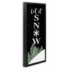 Stupell Industries Let It Snow Winter Scene, 11" x 25" - 3 of 4