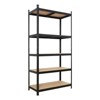 Karl Home 5 Tiers Powder Coated Storage Rack Black - 4 of 4