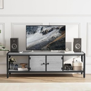 TV Stand for 75" TVs - Entertainment Center w/ Storage Cabinets & Shelves, Anti-Tip Device - Tool-Free Assembly for Living Room - 1 of 4