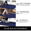 A1HC Durable Multi Purpose Polypropylene Rubber Door Mat, 36"X60" Indoor Outdoor All Weather Doormat - 3 of 4