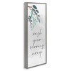 Stupell Industries Wash Your Worries Away Bathroom Phrase Blue Tree Branches, 24" x 10" - 3 of 4