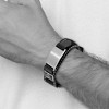 Black Bow Jewelry 24mm Stainless Steel Black Nylon Velcro Medical I.D. Bracelet, 6-8.5in - 2 of 4