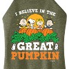 Women's - Peanuts - I Believe In The Great Pumpkin Graphic High Neck Tank - 2 of 4