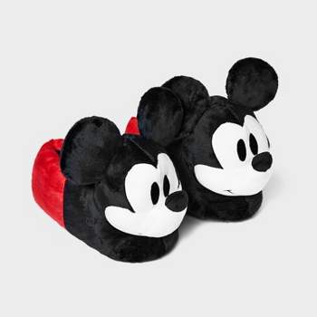Women's Disney 100 Mickey Mouse Matching Family Slippers - Red 7-9