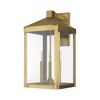 Livex Lighting Nyack 3 - Light Wall Light in  Antique Brass - 3 of 4