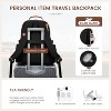 Attop Laptop Backpack for Women with Pouch Pocket for Large Capacity Cup,15.6 Inch Laptop Computer Bag Beige - 3 of 4