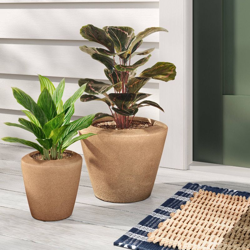 Earthenware Weathered Indoor/Outdoor Planter Pot - Threshold™ designed with Studio McGee, 2 of 5