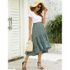 Maternity Dress High Waist Maternity Patchwork Long Skirt - 3 of 4