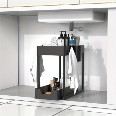 2 Tier Under Sink Organizer, Bathroom Cabinet Organizer