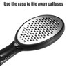 Unique Bargains Stainless Steel Plastic Removes Dead Skin Pedicure Scrubber Foot File Black 1 Set - 2 of 4
