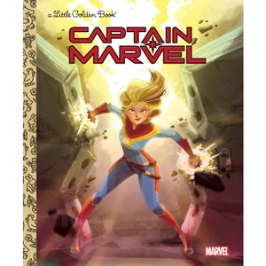Captain Marvel Little Golden Book (Marvel) - by  John Sazaklis (Hardcover) - 1 of 1