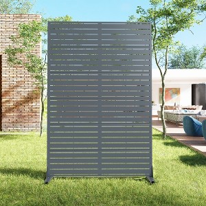 72" H Dovelina Outdoor Privacy Screen Decorative Garden Fence - 1 of 4