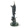 SPI Home Metal Hunting Marlin Figurine – 10.5" Ocean Predator Sculpture, Nautical Decor Accent - 4 of 4