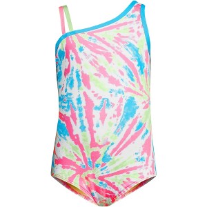 Lands' End Kids Sport One Piece Swimsuit - 1 of 3