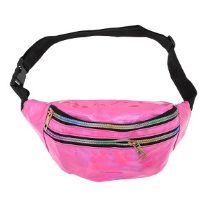 Unique Bargains Stylish Reflective Holographic Sports Waist Bag 1 Pc - 1 of 4