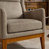 Sapphtopaz Modern Accent Chair High Back Armchair Reading Chair Upholstered Comfy Chair with Wood Legs Accent Chairs for Living Room, Bedroom - 2 of 4