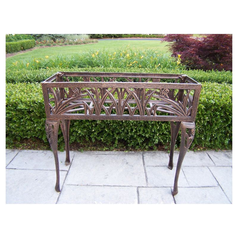 Rectangular Metal Butterfly Plant Stand - Antique Bronze - Oakland Living, 4 of 6